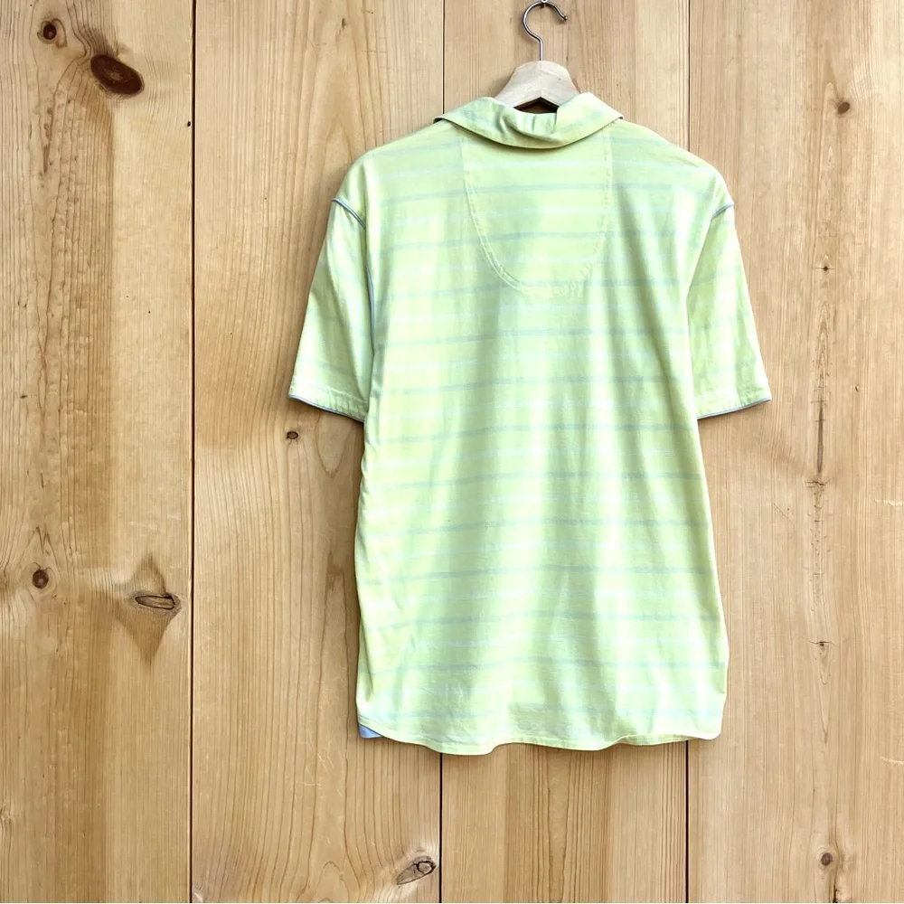 Hugo Boss Polo Lemon Yellow Shirt Sz Large FREE SHIPPING - Picture 7 of 7